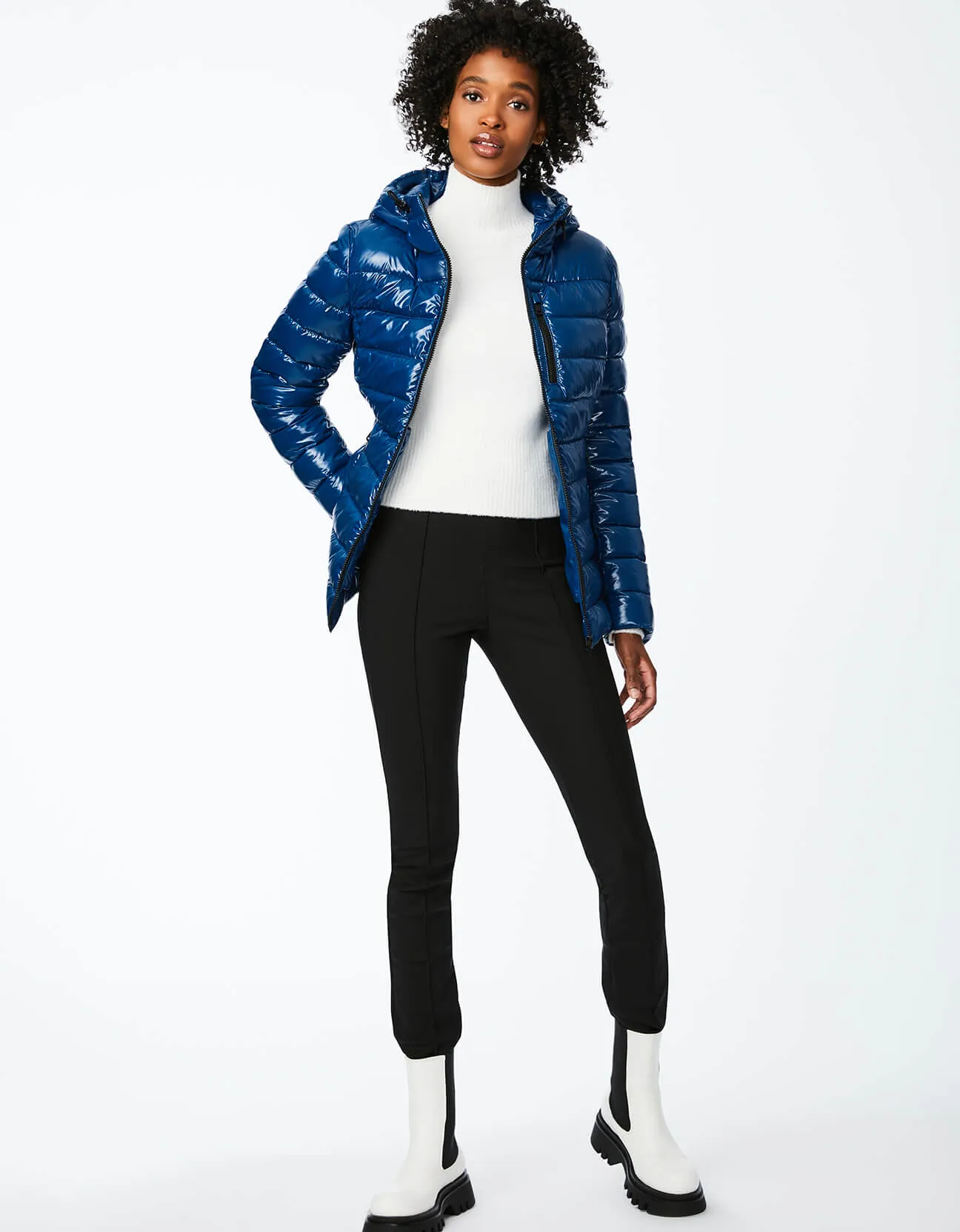 CROSS COUNTRY GLOSSY FUNNEL PUFFER sold by Bernardo product image thumbnail 4