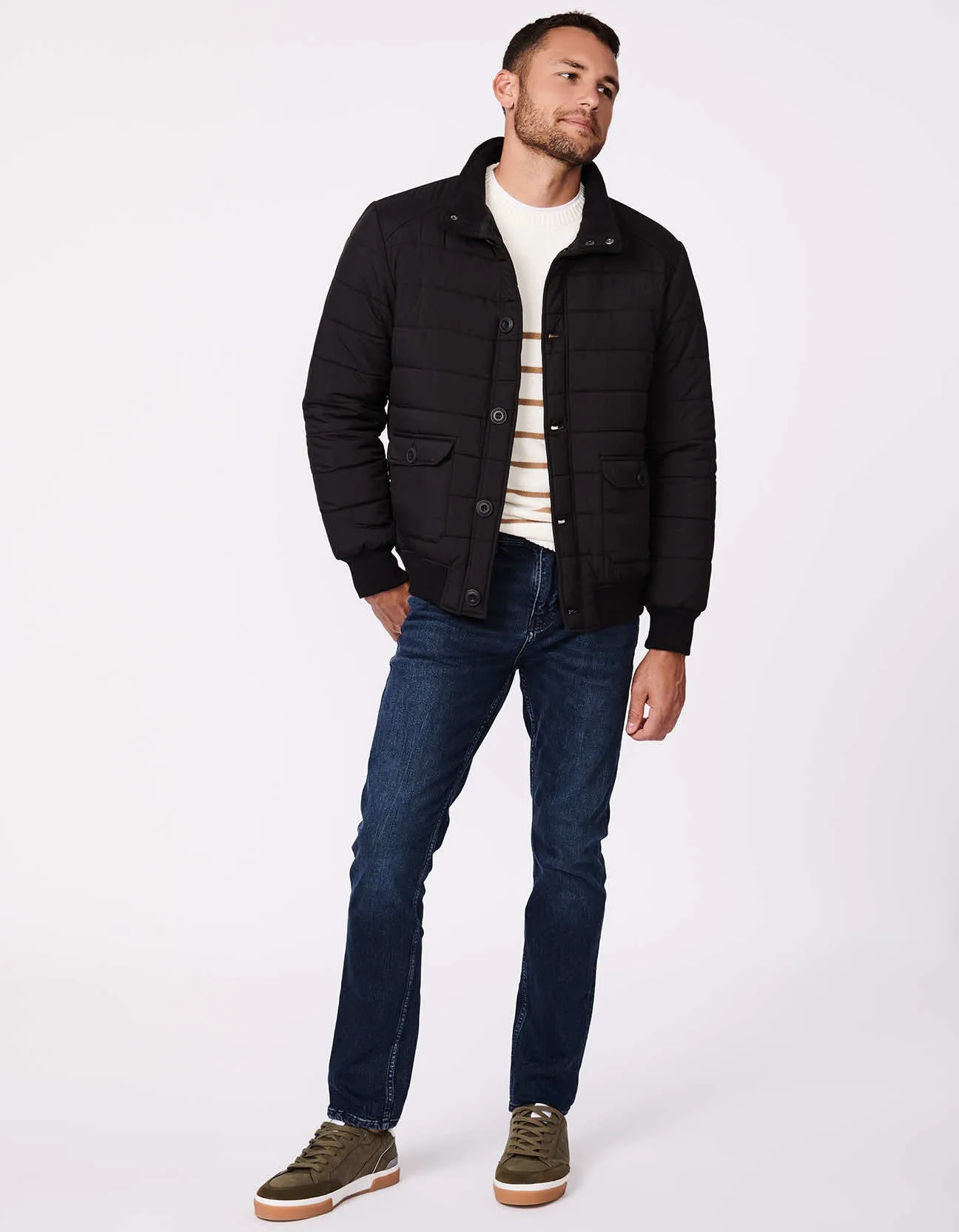 Men's Tunnel Funnel Puffer Jacket sold by Bernardo