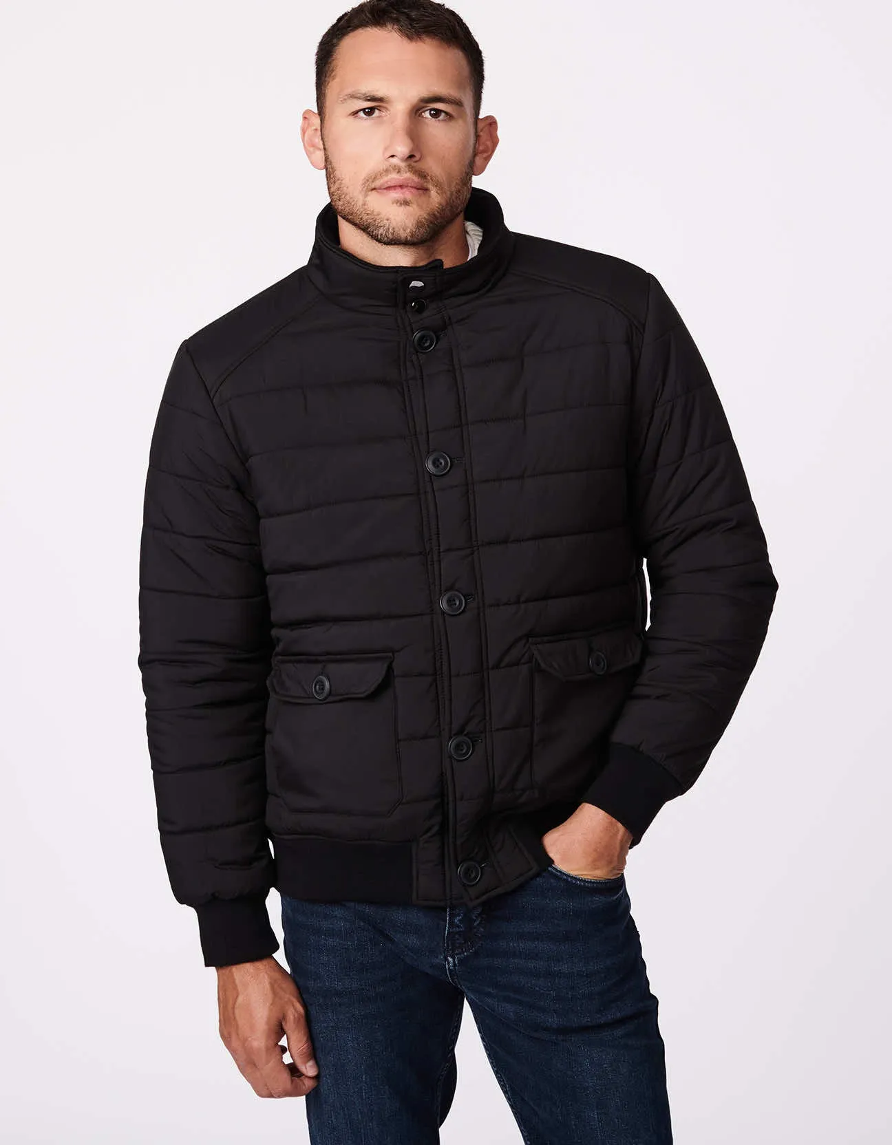 Men's Tunnel Funnel Puffer Jacket sold by Bernardo product image thumbnail 2