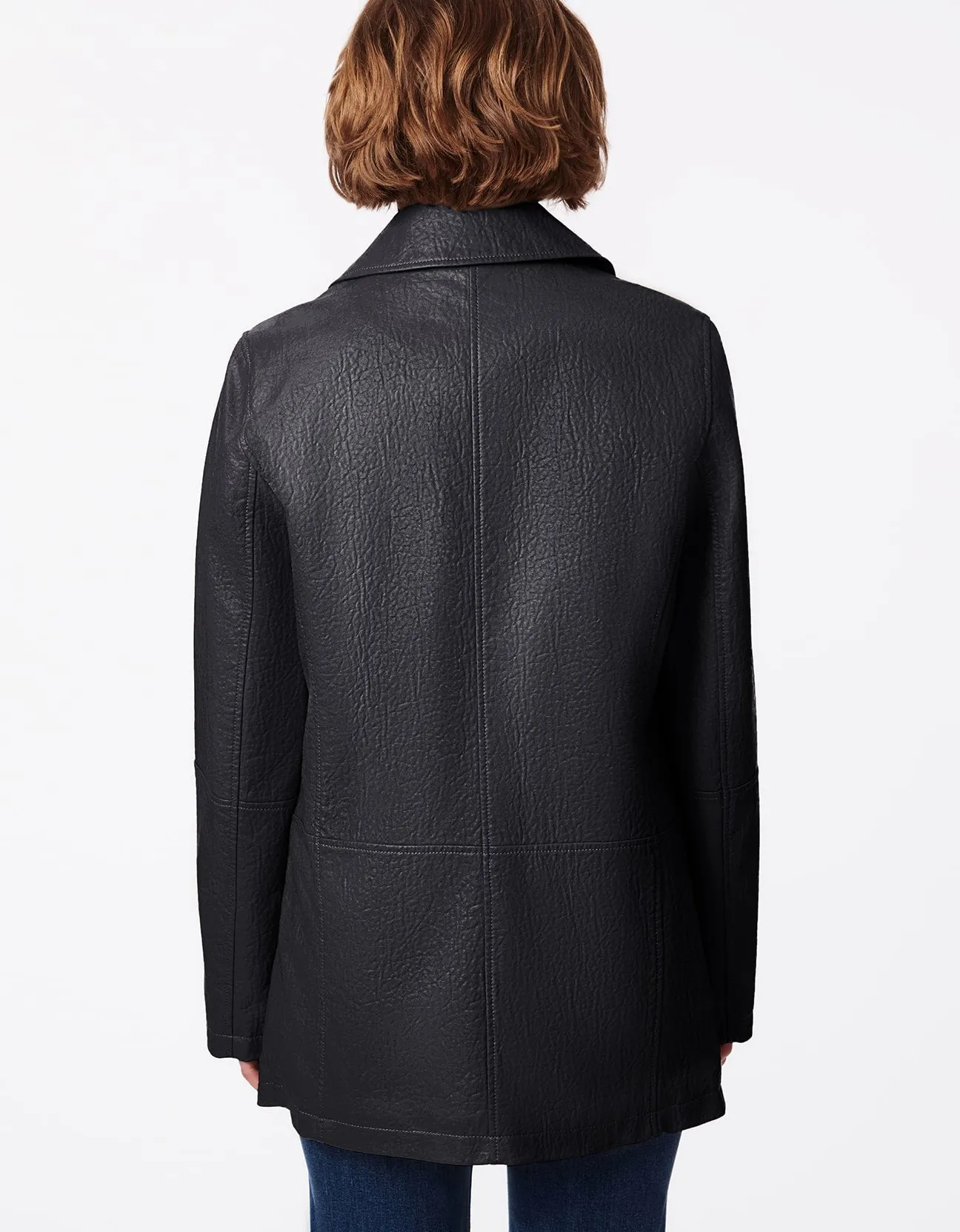 Relaxed Blazer Textured Vegan Jacket sold by Bernardo product image thumbnail 4