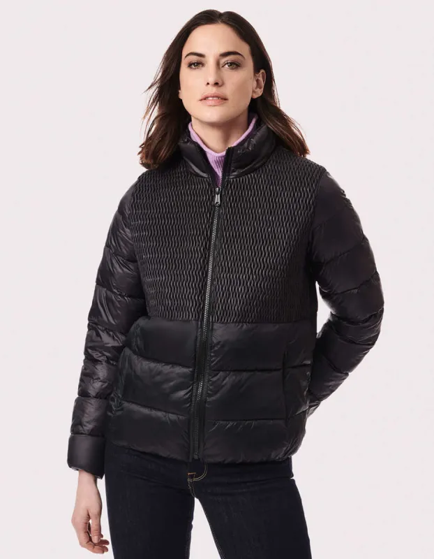 Touchable Texture Puffer Jacket sold by Bernardo