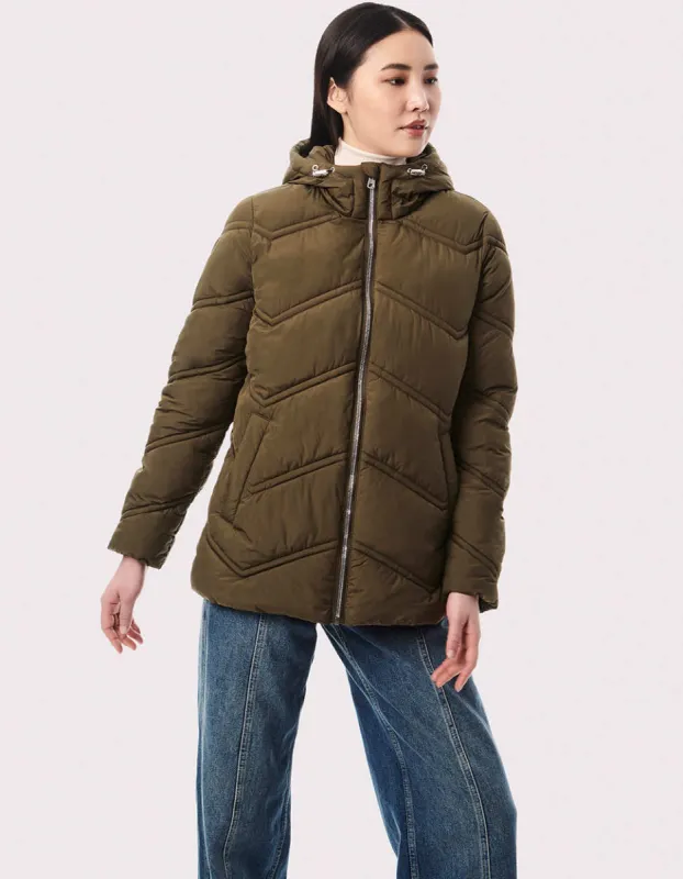 Classic Chevron Puffer Jacket sold by Bernardo