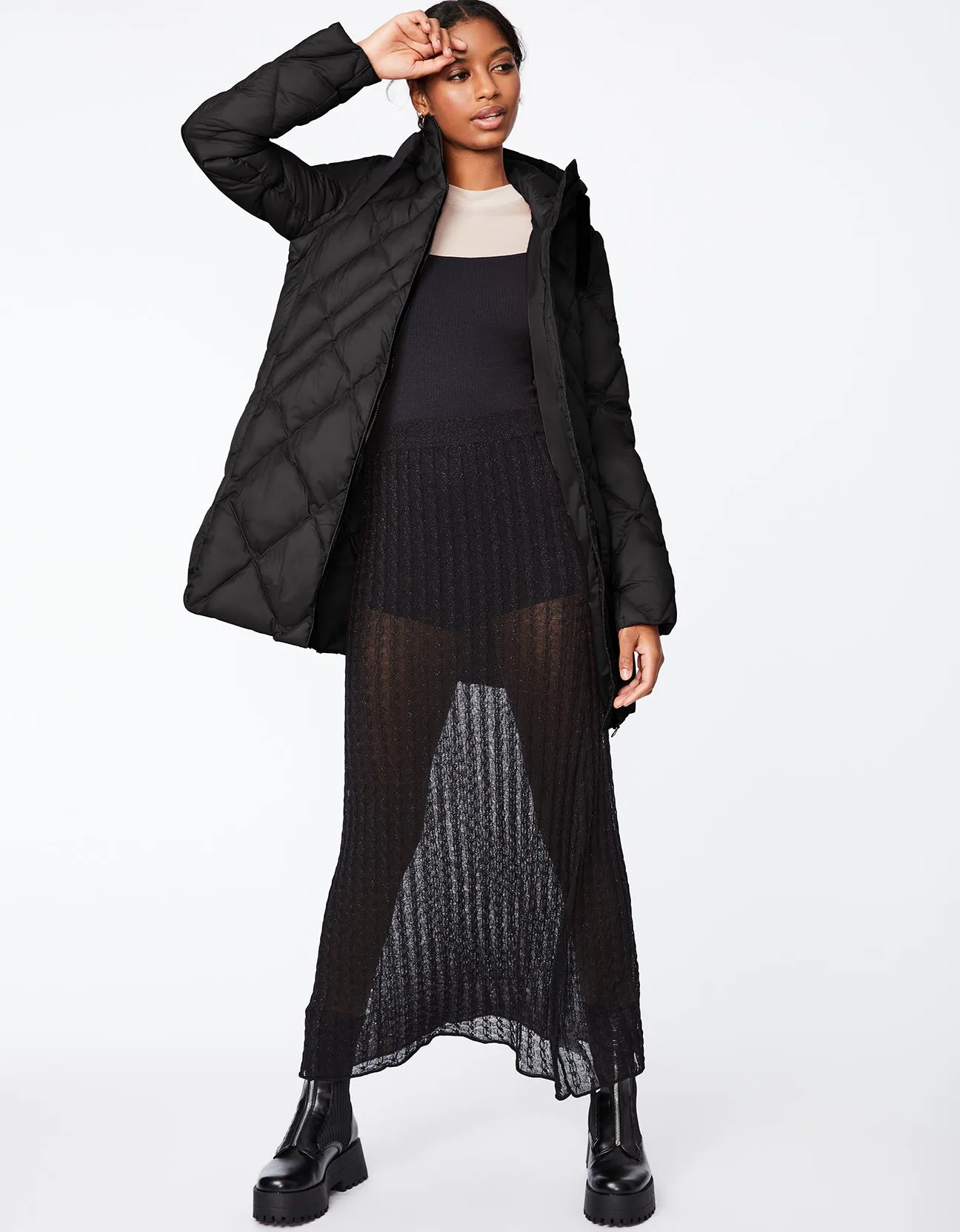 DYNAMIC DIAMOND PUFFER COAT sold by Bernardo