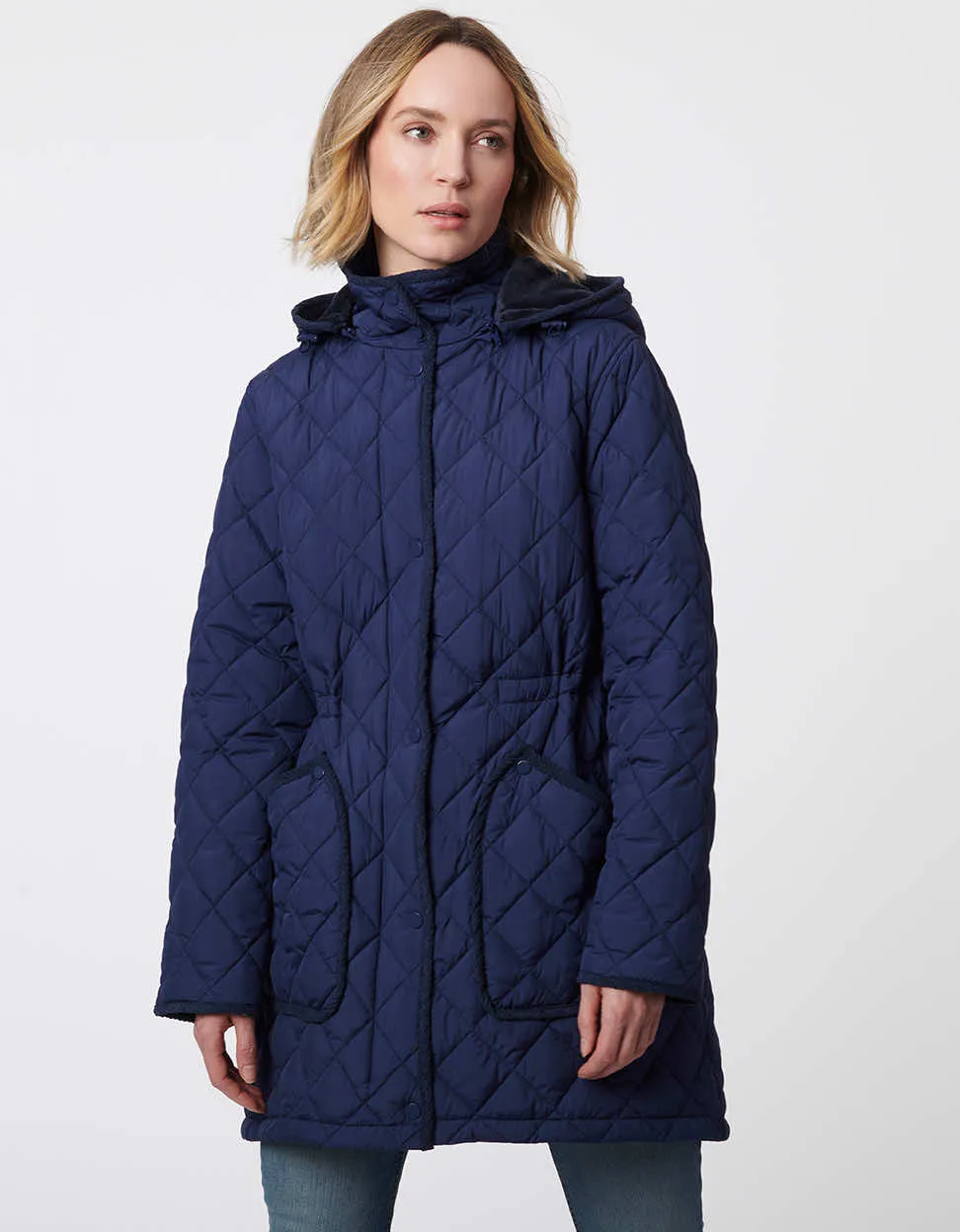 All Day Flair Quilted Puffer Jacket sold by Bernardo