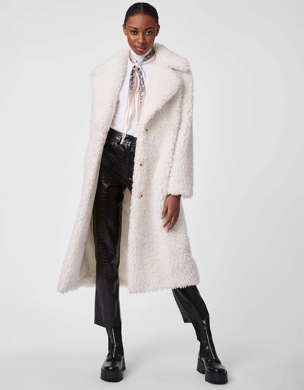 Modern Cloud Faux Fur Coat sold by Bernardo product image thumbnail 3