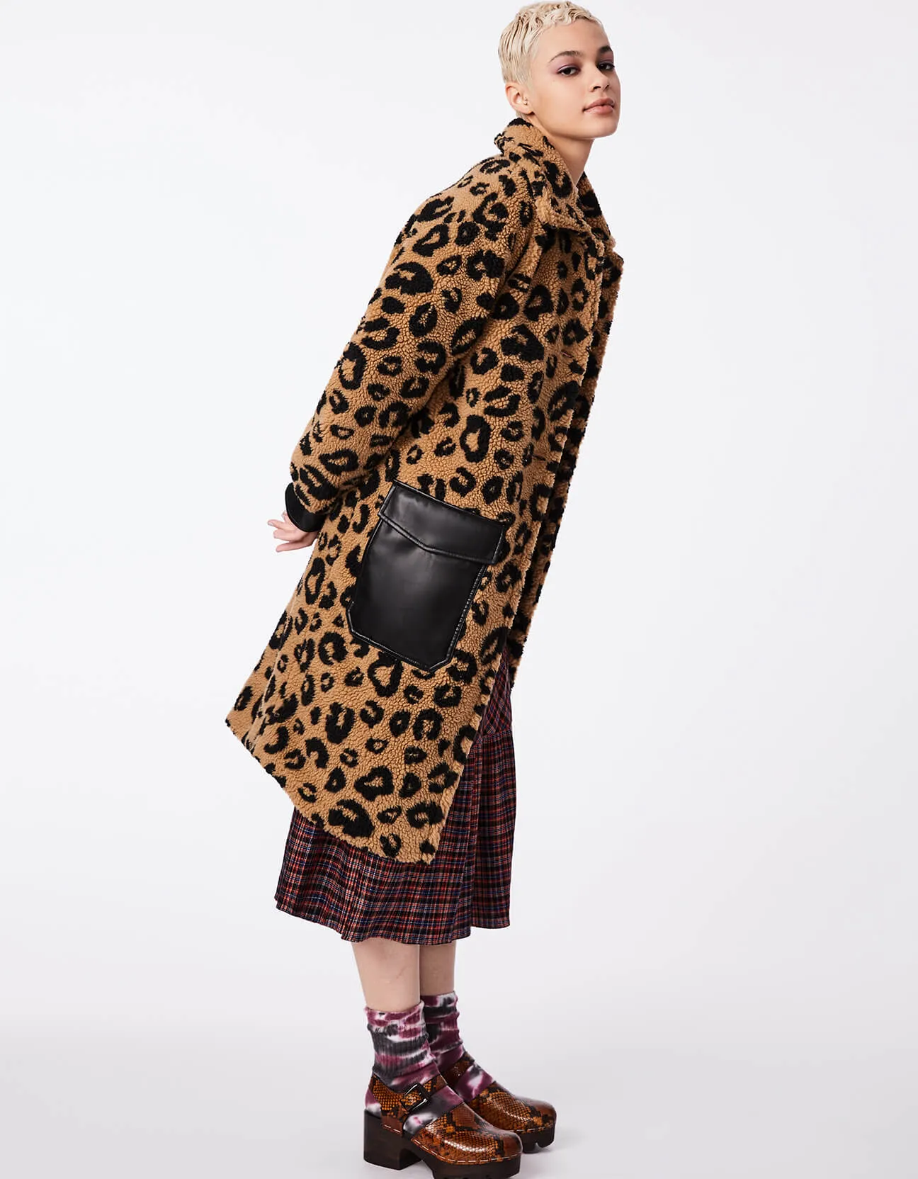Unreal Cheetah Fur Coat sold by Bernardo product image thumbnail 2