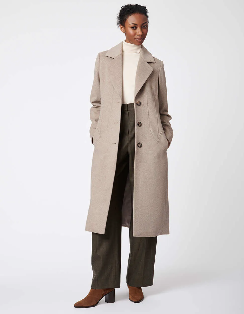 City Chic Long Wool Coat for Women sold by Bernardo product image thumbnail 2