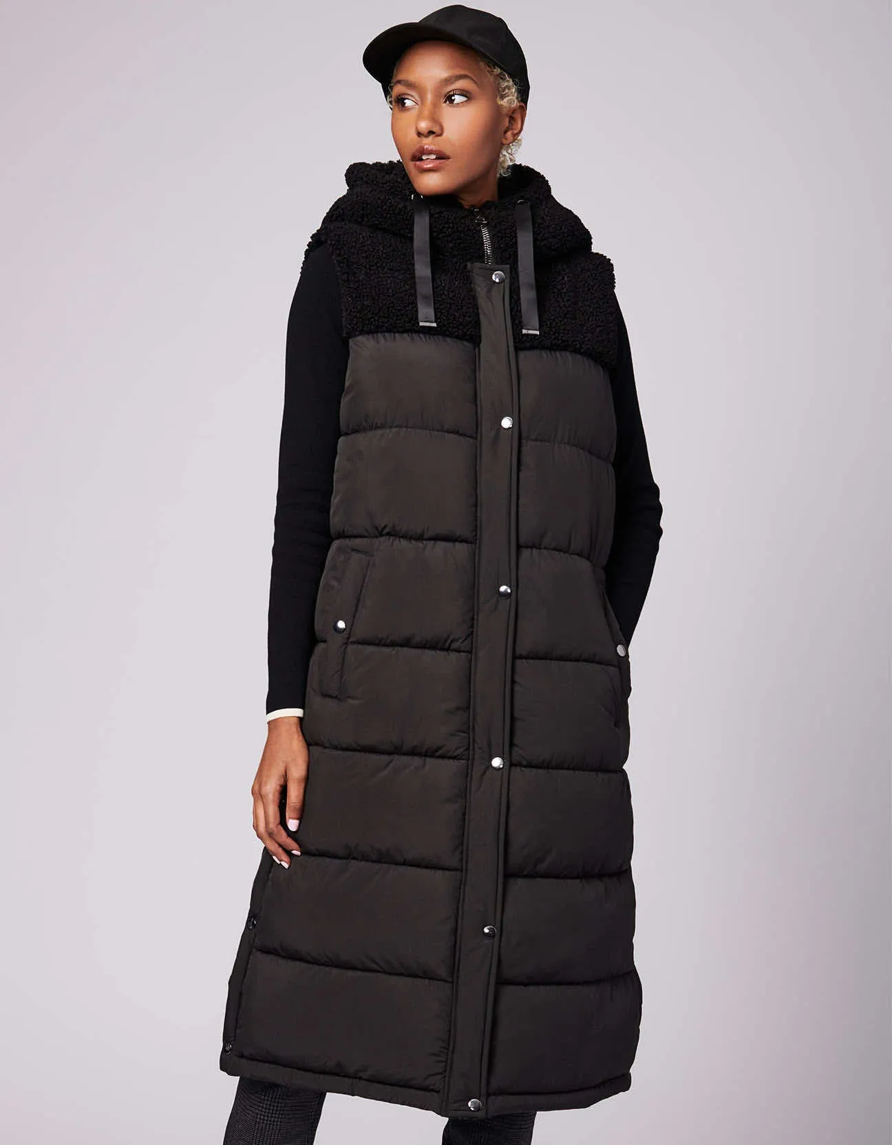 Breckenridge Long Puffer Vest sold by Bernardo