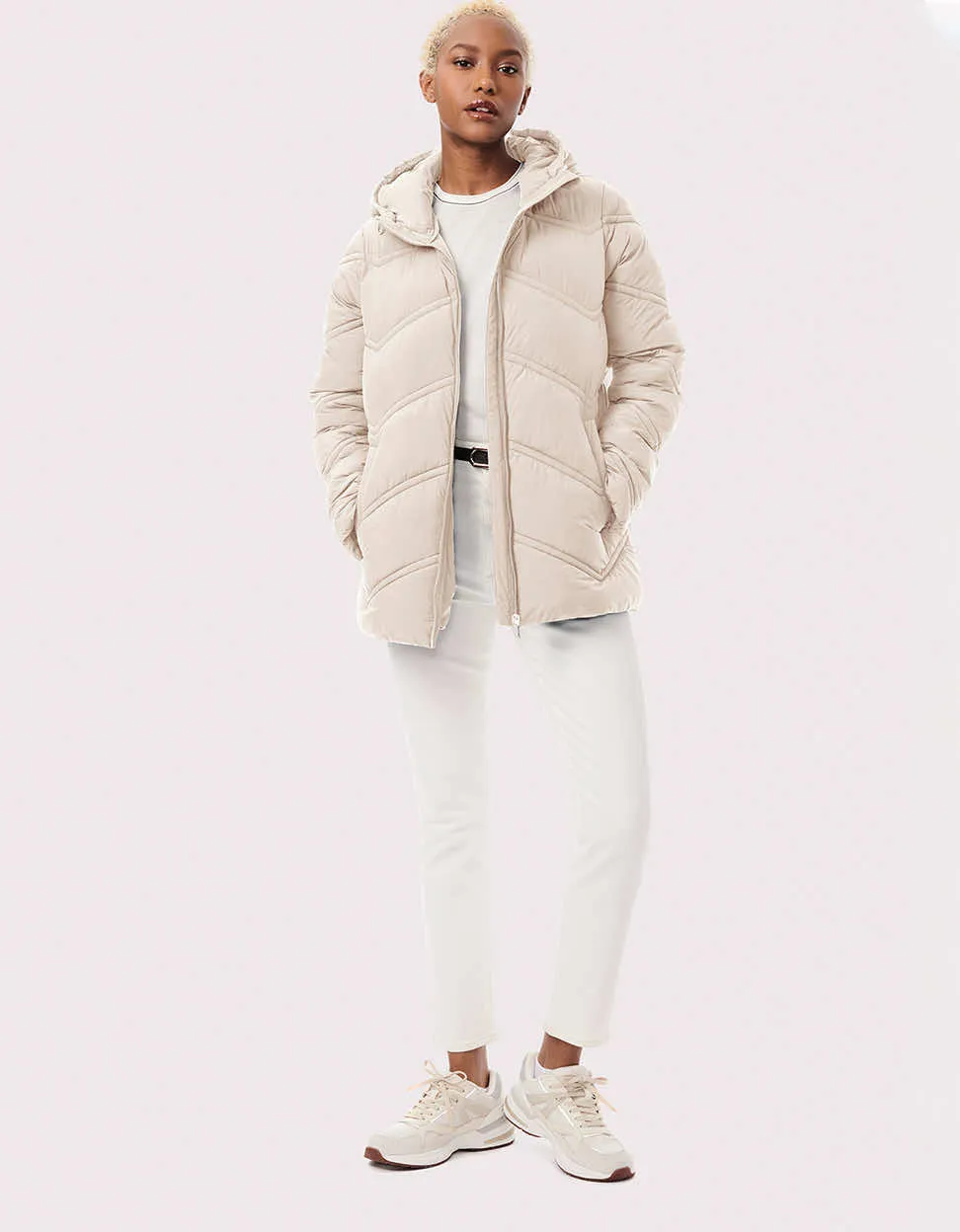 Classic Chevron Puffer Jacket sold by Bernardo