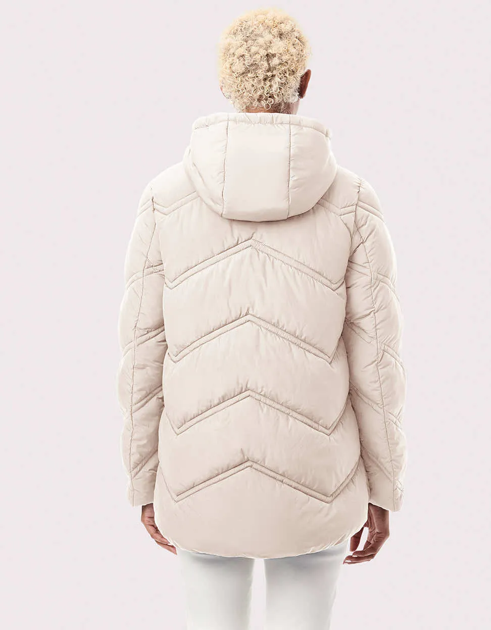 Classic Chevron Puffer Jacket sold by Bernardo product image thumbnail 4