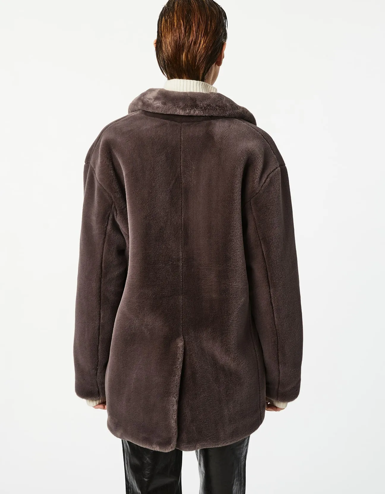 Unreal Beaver Fur Jacket sold by Bernardo product image thumbnail 5