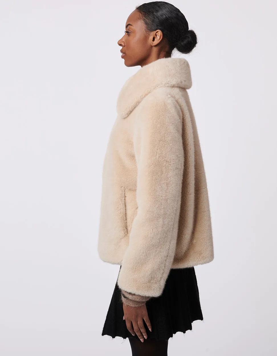 Perfectly Posh Faux Fur Jacket sold by Bernardo product image thumbnail 2