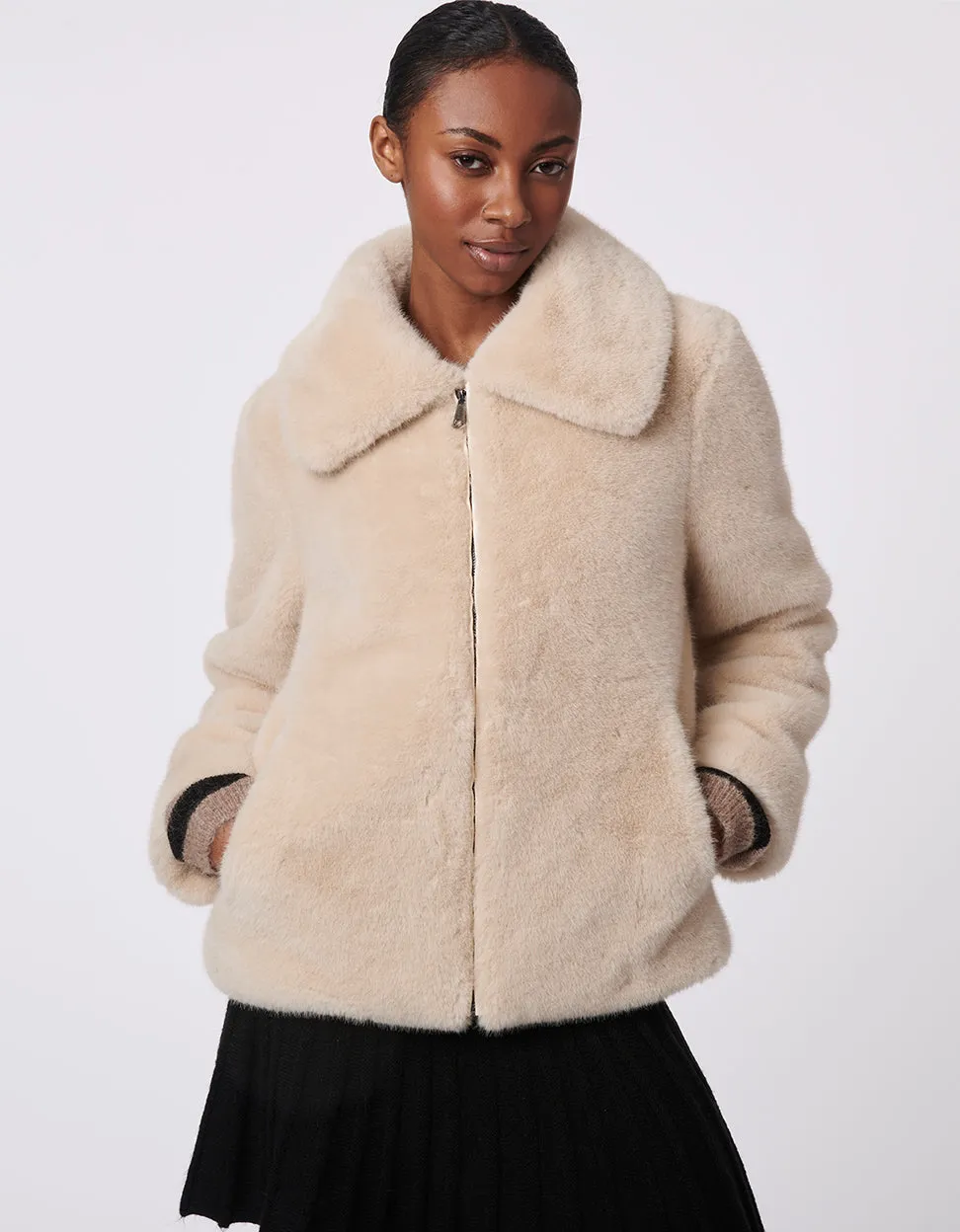 Perfectly Posh Faux Fur Jacket sold by Bernardo