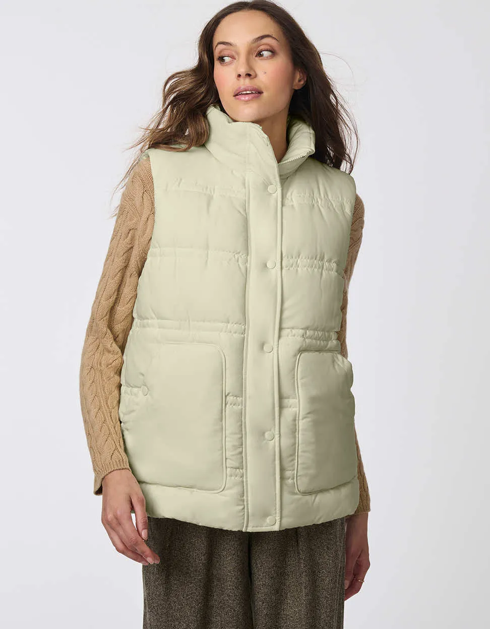 Glacier Warmth Puffer Vest sold by Bernardo