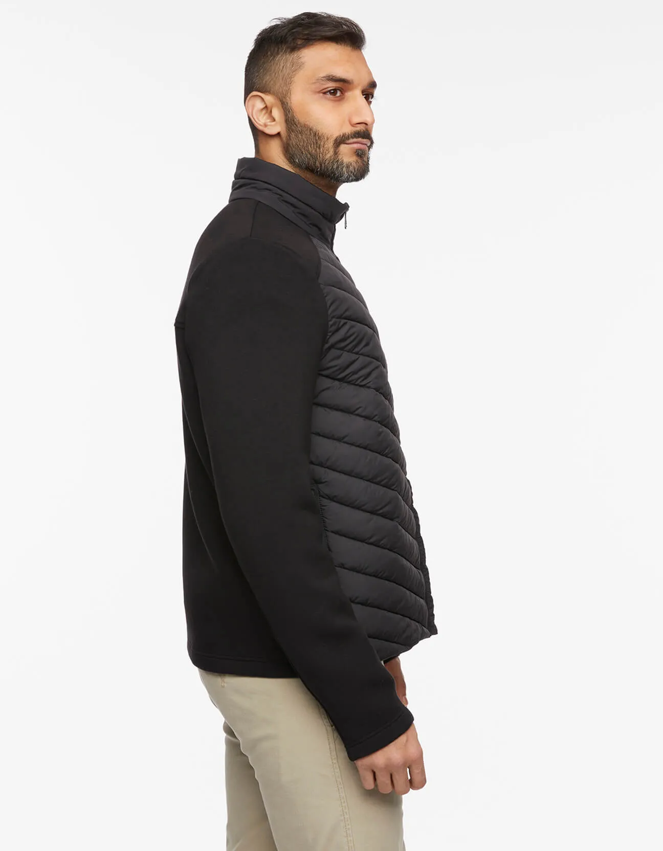 Men's Modern Neoprene Puffer Jacket sold by Bernardo product image thumbnail 3