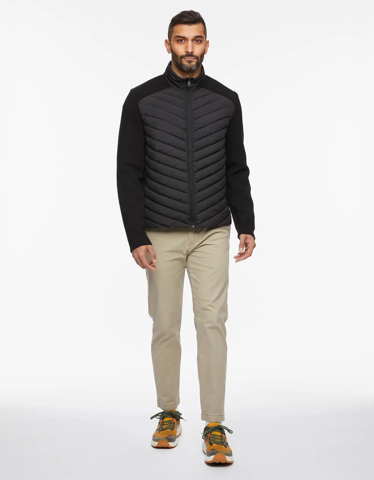 Men's Modern Neoprene Puffer Jacket sold by Bernardo