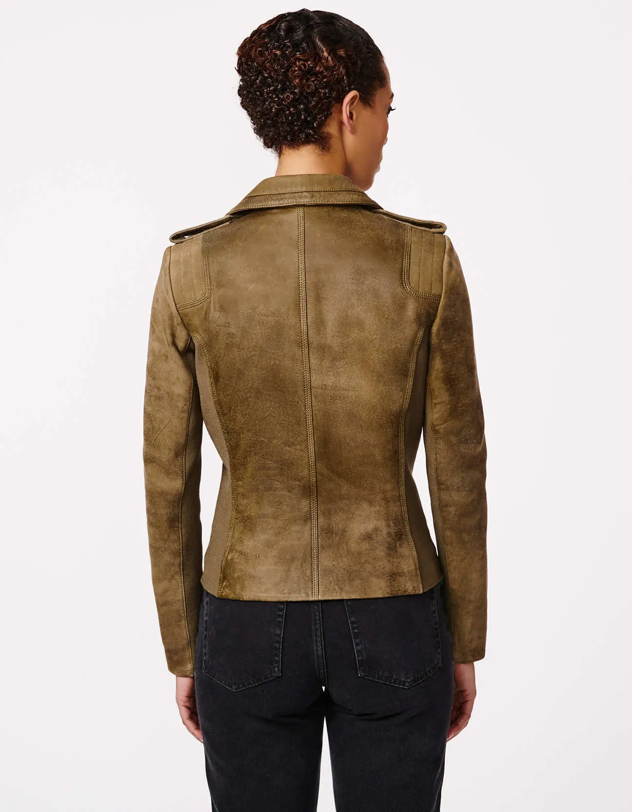 City Edge Moto Leather Jacket sold by Bernardo product image thumbnail 4