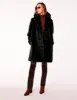 Zigzag Vegan Fur Coat sold by Bernardo