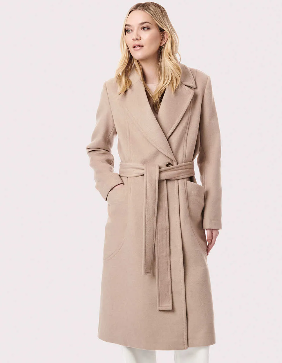 Soho Belted Wool Coat sold by Bernardo product image thumbnail 2