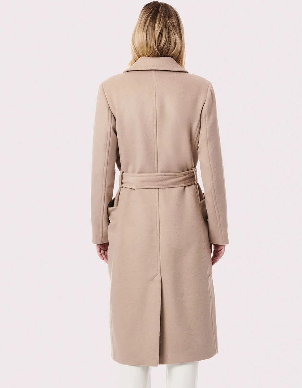 Soho Belted Wool Coat sold by Bernardo product image thumbnail 4