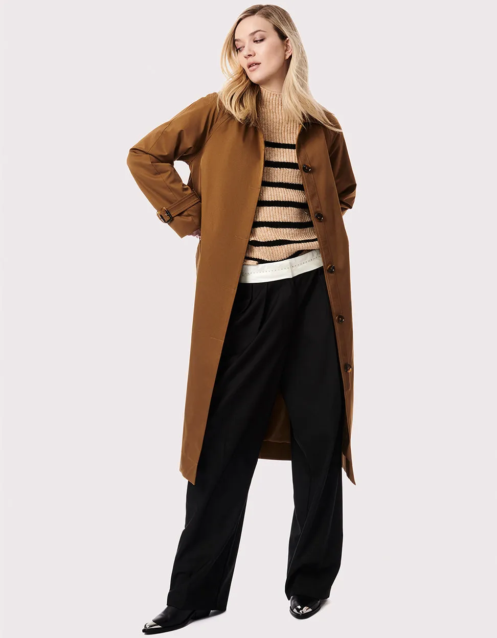 Getaway Belted Long Rain Coat sold by Bernardo product image thumbnail 3