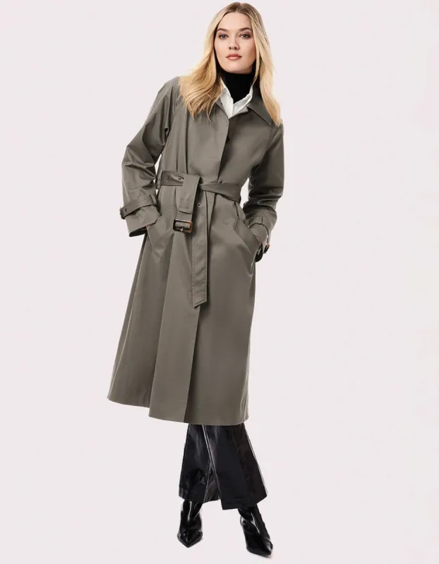 Getaway Belted Long Rain Coat sold by Bernardo