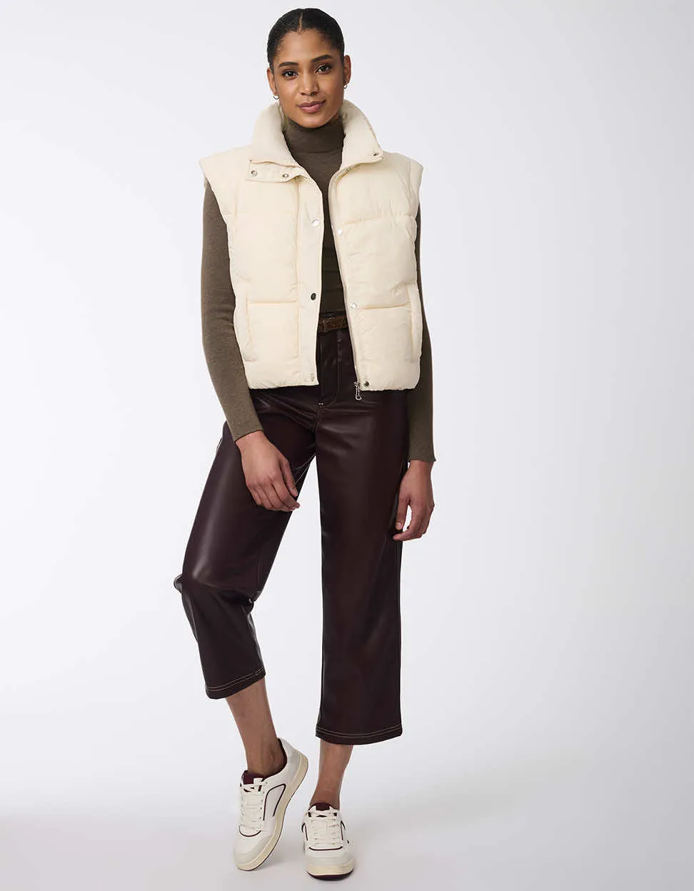 Vortex Snap Puffer Vest sold by Bernardo