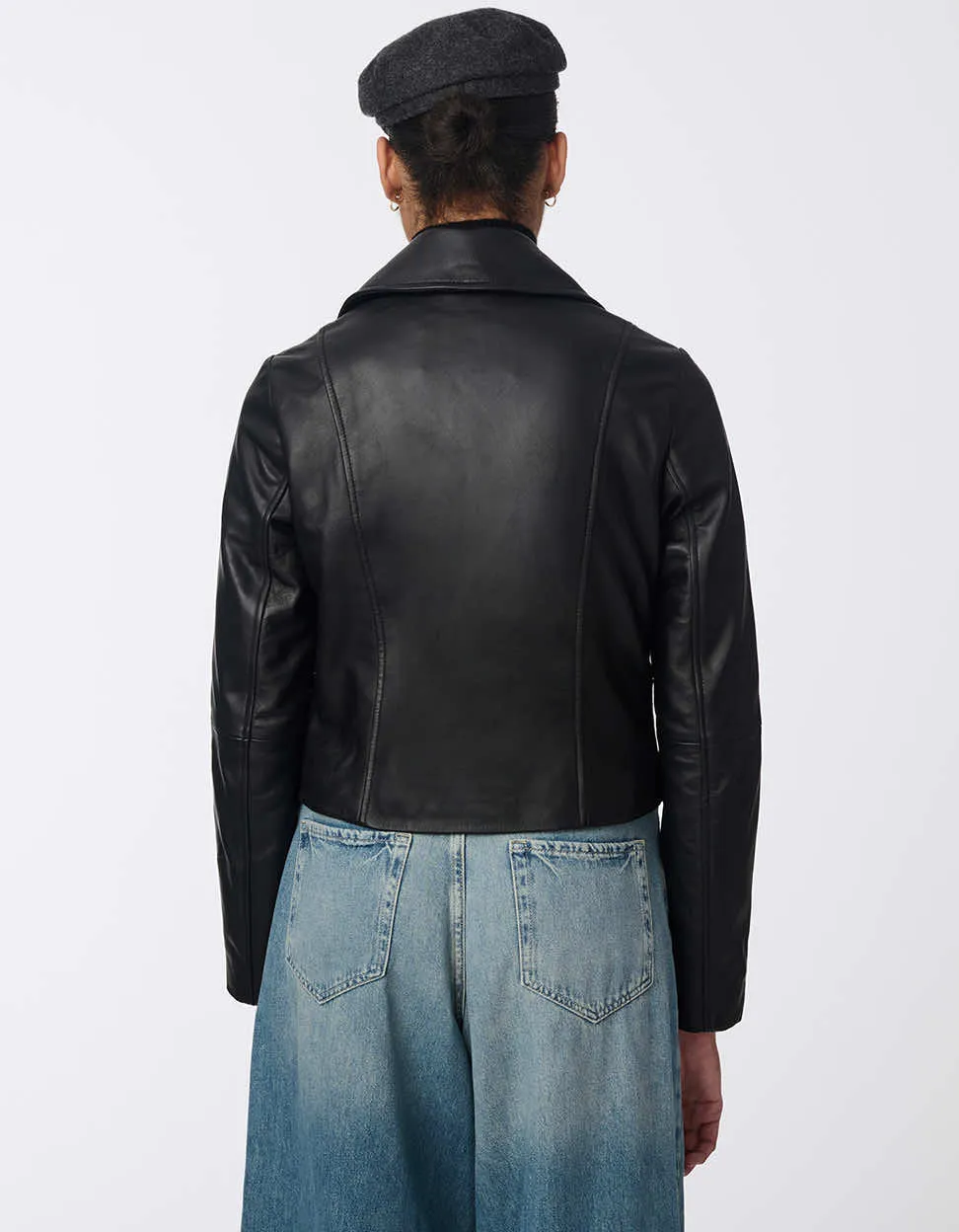 Jet Leather Jacket sold by Bernardo product image thumbnail 4