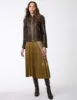 Aviator Classic Leather Bomber Jacket sold by Bernardo
