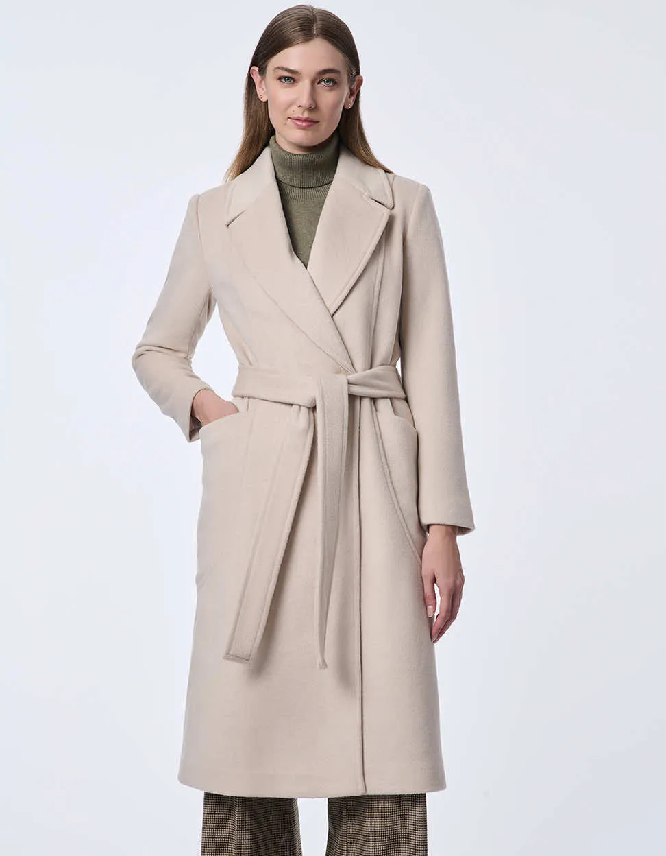 Soho Belted Wool Coat sold by Bernardo product image thumbnail 2