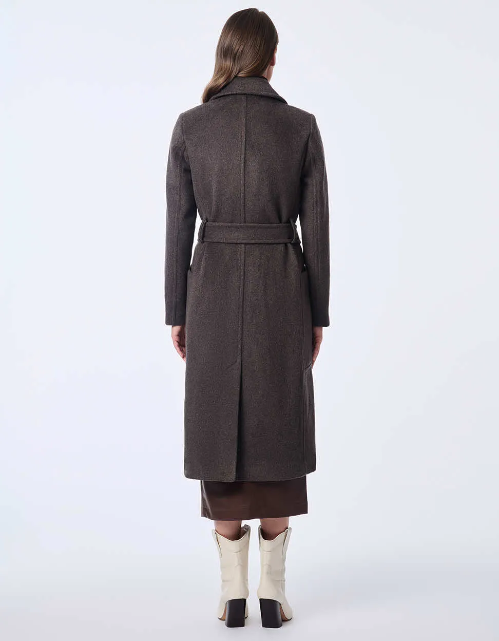 Soho Belted Wool Coat sold by Bernardo product image thumbnail 5