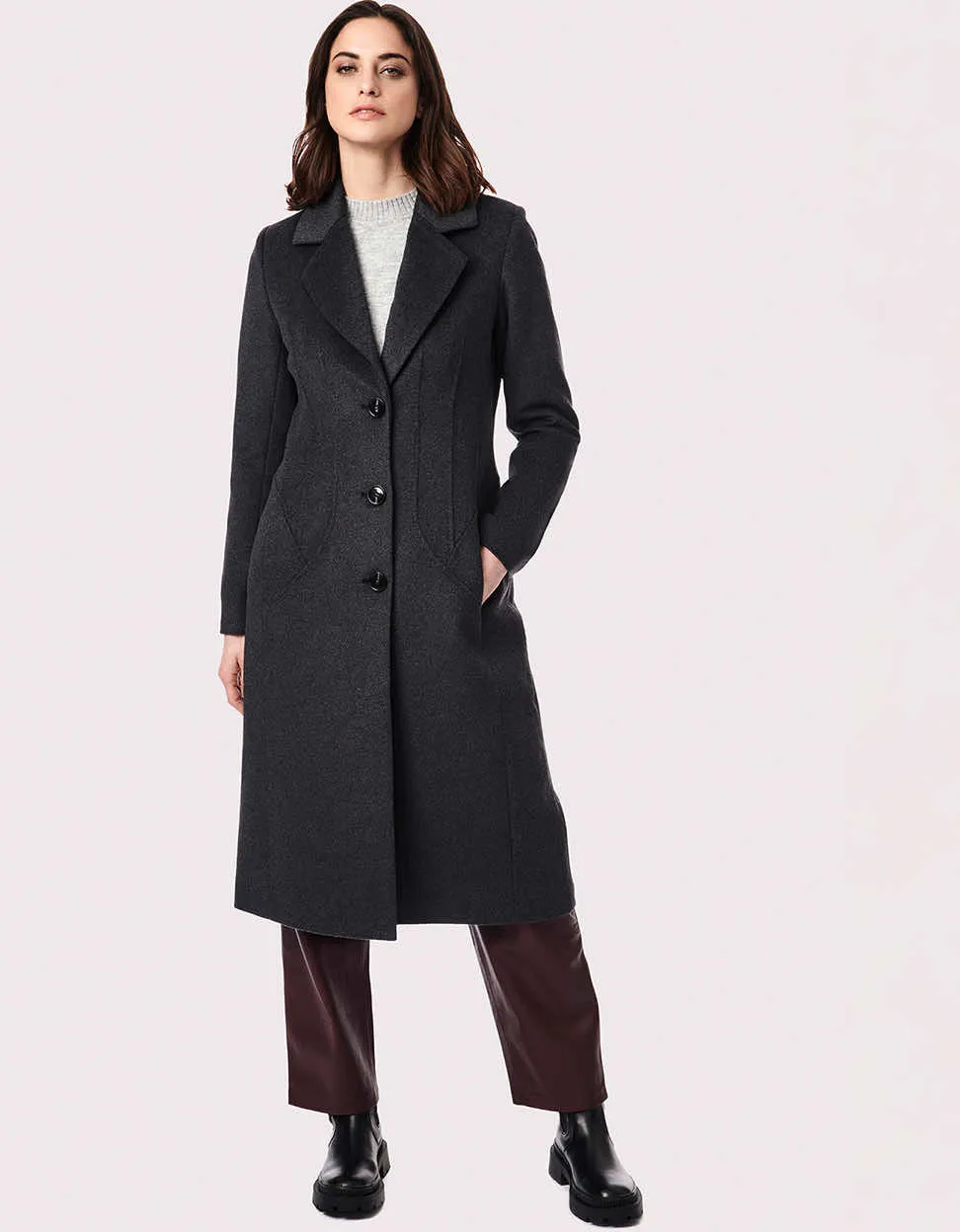 City Chic Long Wool Coat for Women sold by Bernardo