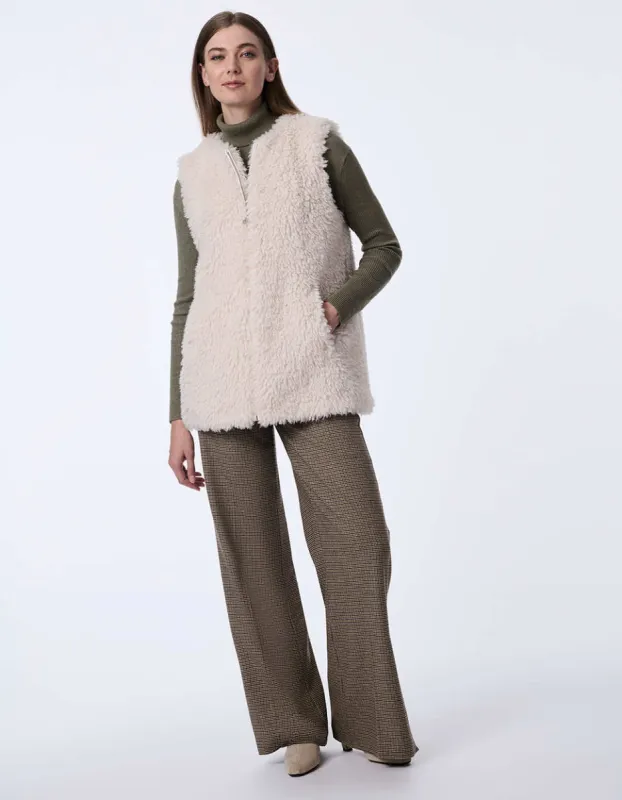Everly Faux Fur Vest sold by Bernardo