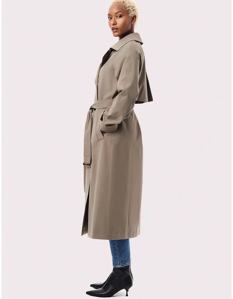 On the Go Belted Trench Rain Coat sold by Bernardo product image thumbnail 3