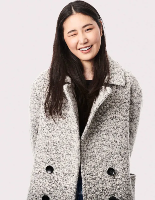 Cafe Classic Wool Coat sold by Bernardo