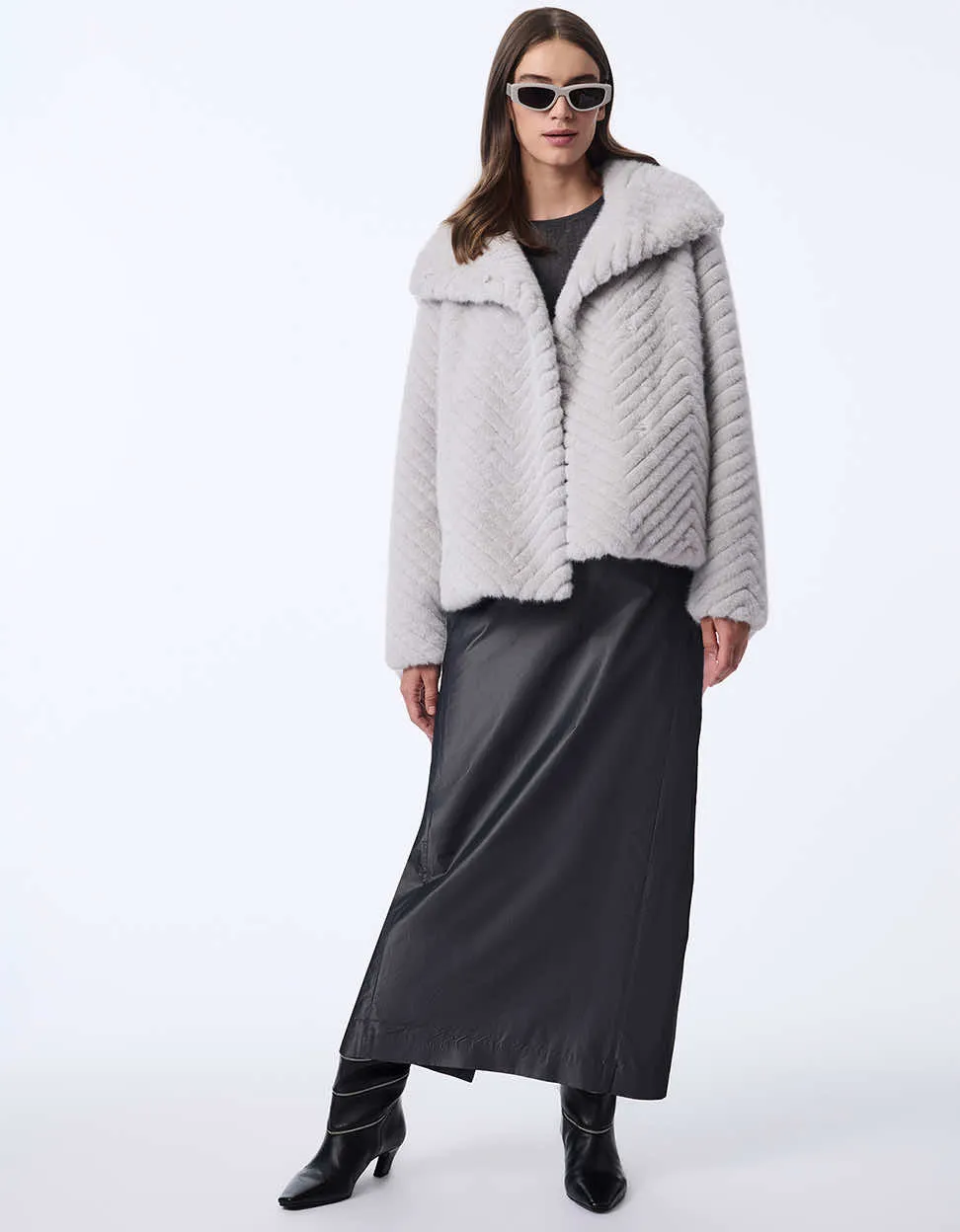 Echelon Faux Fur Coat sold by Bernardo product image thumbnail 3