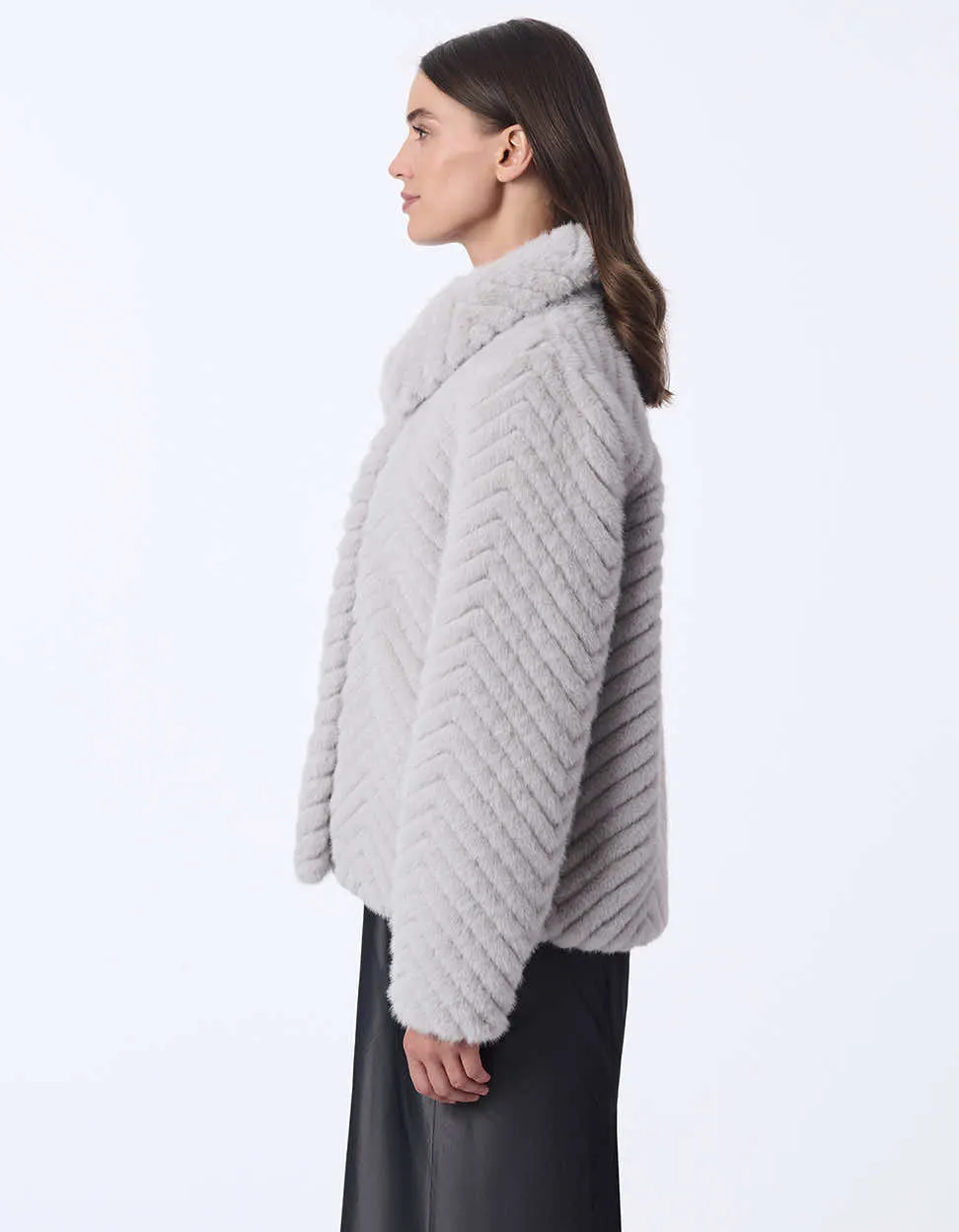 Echelon Faux Fur Coat sold by Bernardo product image thumbnail 4