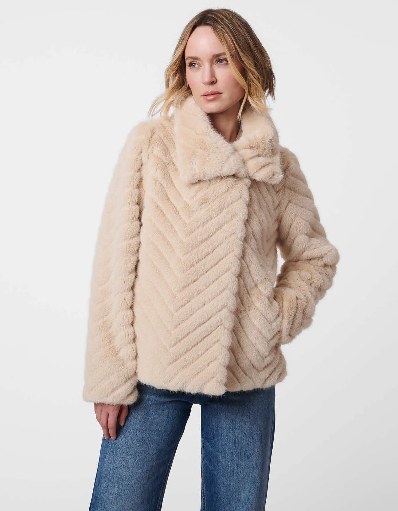 Echelon Faux Fur Coat sold by Bernardo