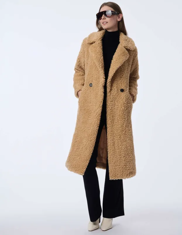 Call Me Cozy Vegan Fur Coat sold by Bernardo