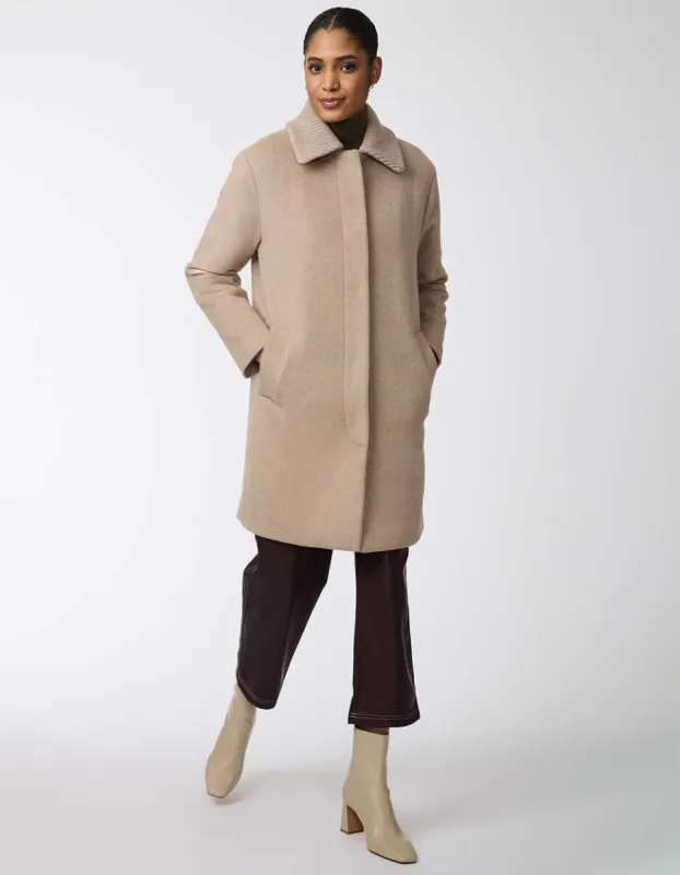 Modern Line Wool Coat sold by Bernardo
