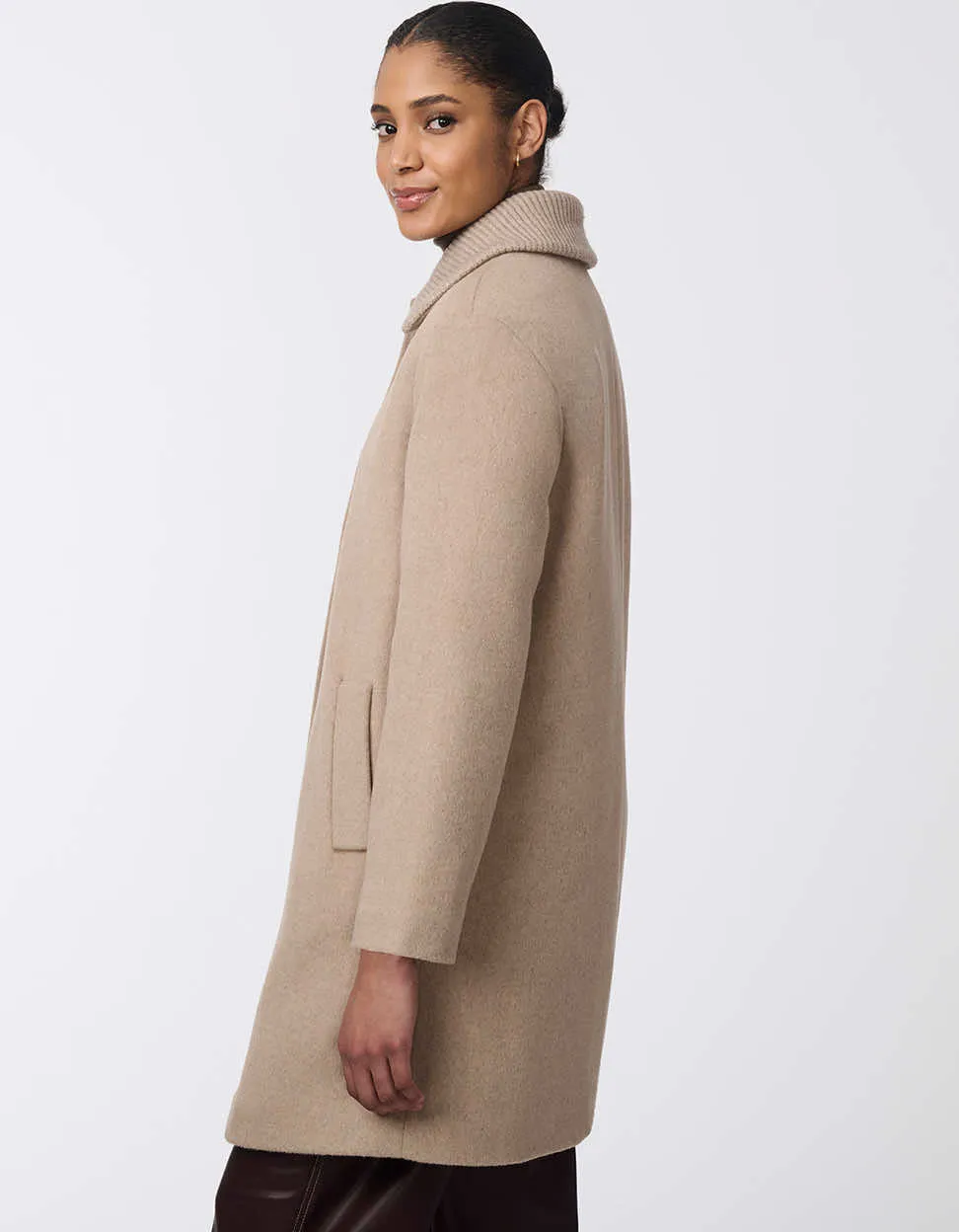 Modern Line Wool Coat sold by Bernardo product image thumbnail 4