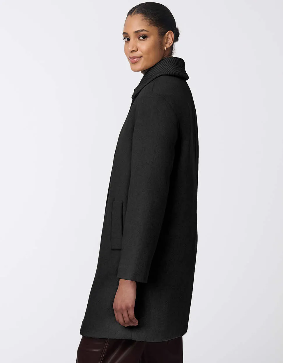 Modern Line Wool Coat sold by Bernardo product image thumbnail 3