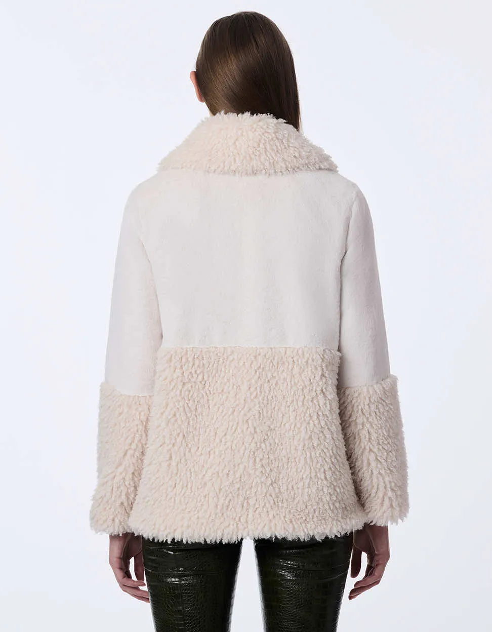 Textura Fusion Faux Fur Coat sold by Bernardo product image thumbnail 5
