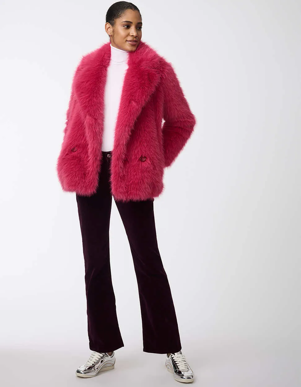 Starlight Faux Fur Jacket sold by Bernardo