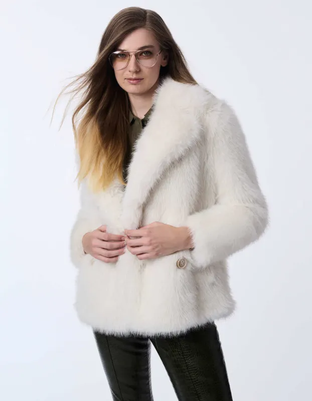 Starlight Faux Fur Jacket sold by Bernardo