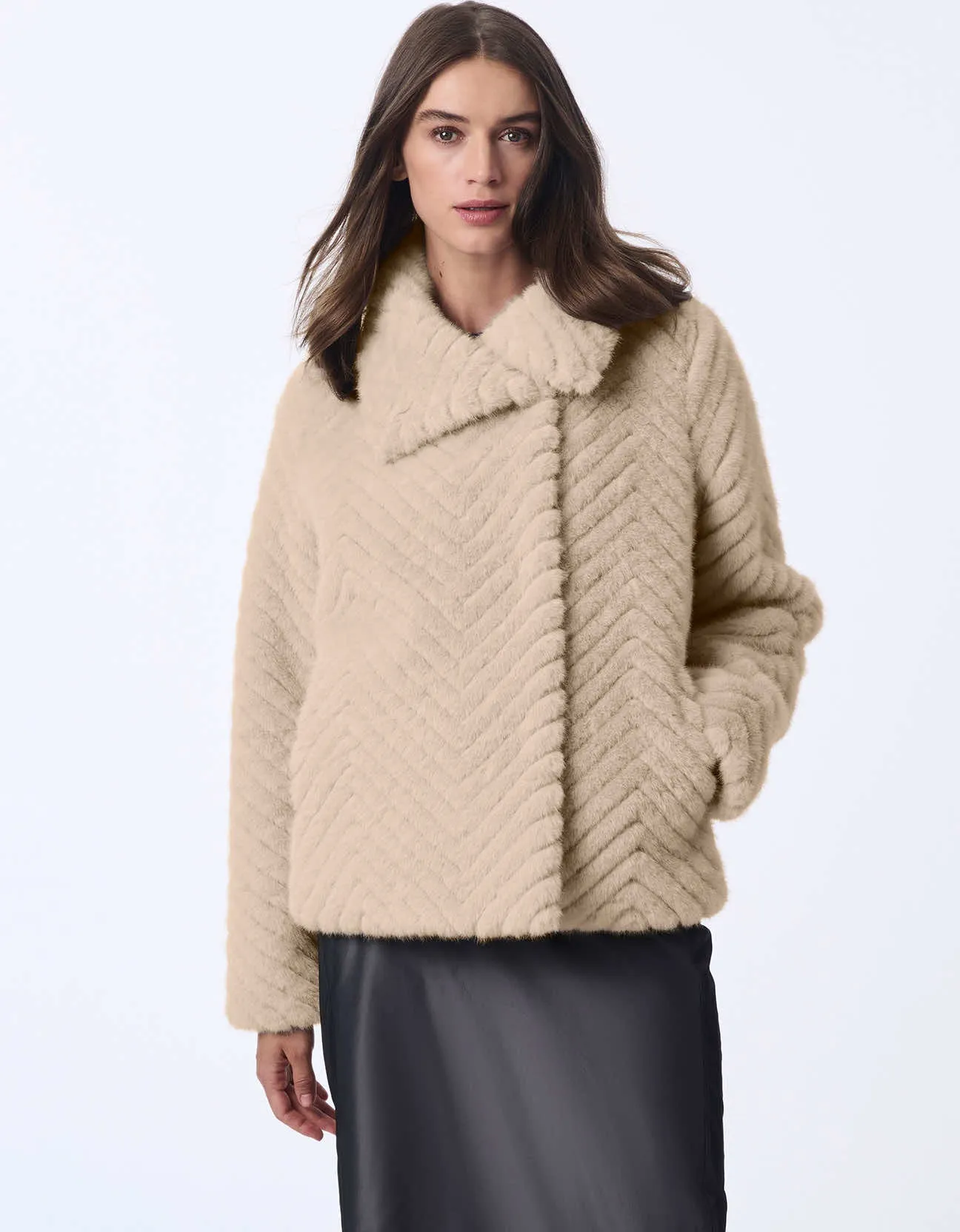 Echelon Faux Fur Coat sold by Bernardo product image thumbnail 2