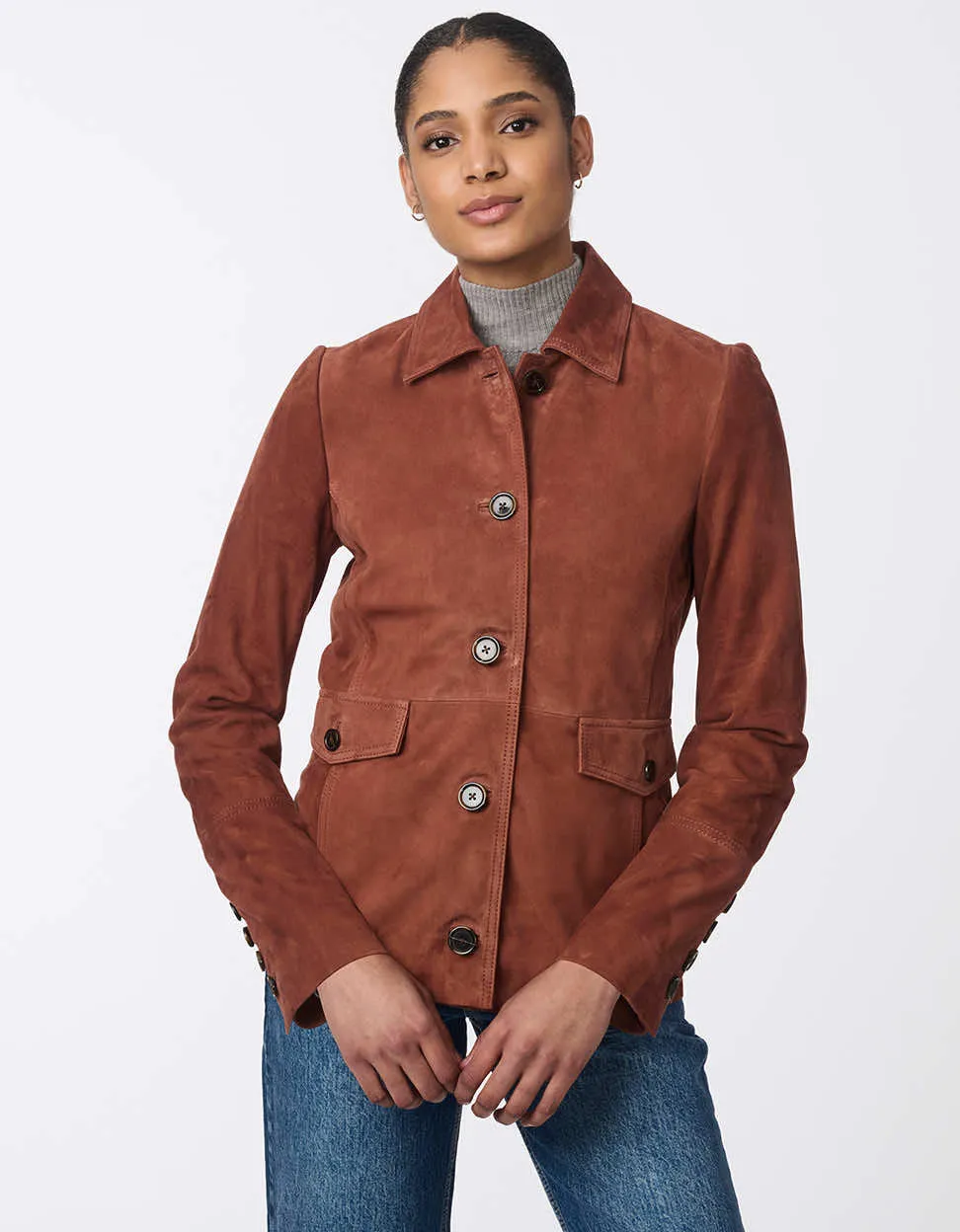 Charmed Suede Jacket sold by Bernardo product image thumbnail 2
