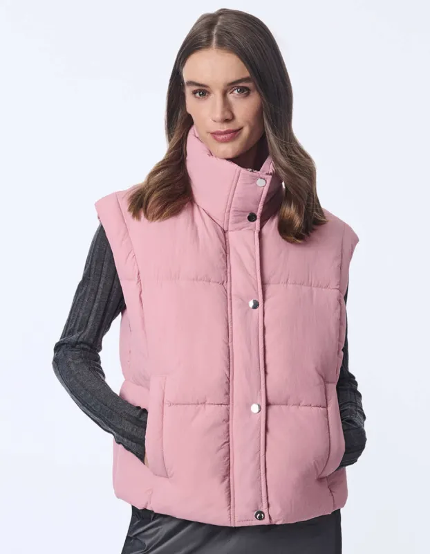 Vortex Snap Puffer Vest sold by Bernardo