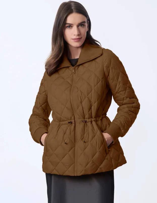 Diamond Breeze Quilted Jacket sold by Bernardo