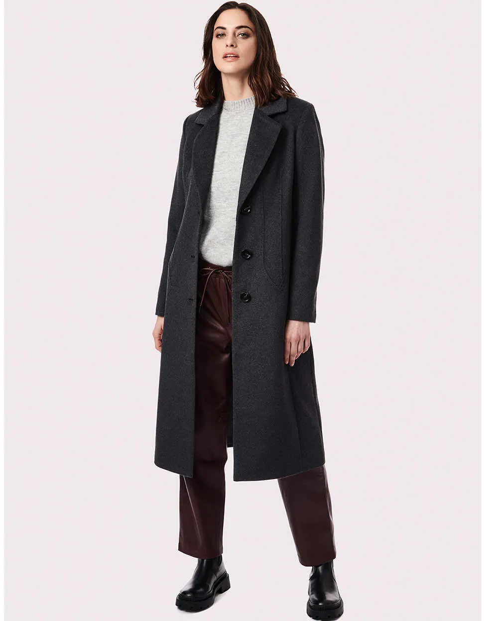 City Chic Long Wool Coat for Women sold by Bernardo product image thumbnail 2